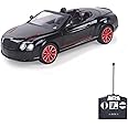 Vinie Remote Control Car for Boys, RC Cars Bentley GT Supersport (Ragtop), 1:14 Scale Officially Licensed Kids Toys, Drift Car with Led Lights, 4 5 6 7 8 9 10 11 12 Year Old Boy Birthday Gift (Black)