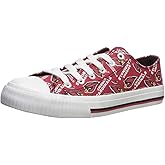 FOCO Arizona Cardinals NFL Womens Low Top Repeat Print Canvas Shoes - 8