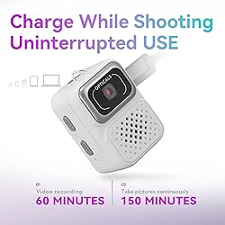 Zopsc Tiny Keychain Camera 1080P HD, World's