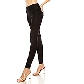 ShyCloset Women's Jeggings Jeans Leggings Pocket Pants