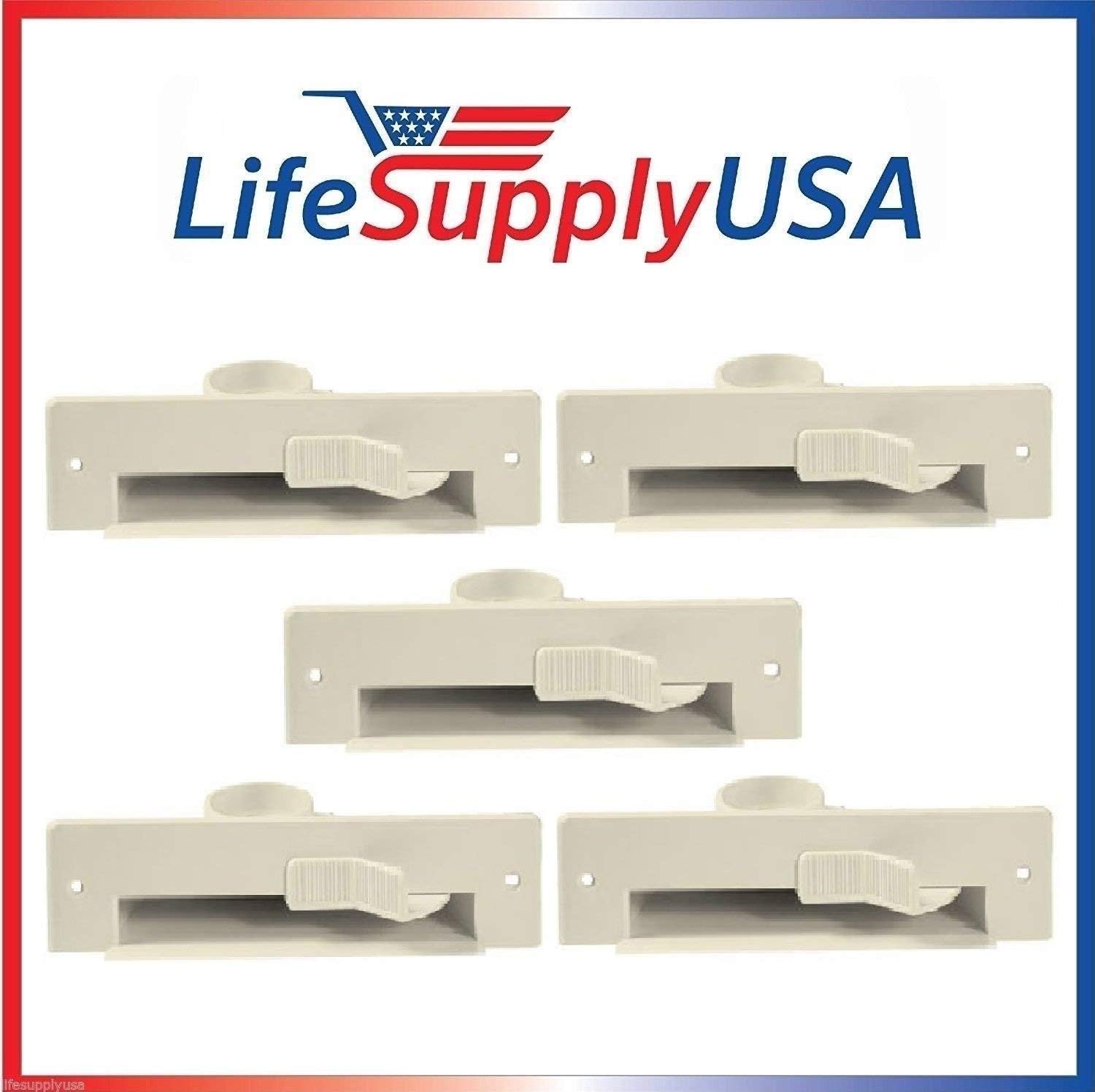 LifeSupplyUSA 5 Pack Central Vacuum Automatic Vac Dust Pan