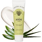 Royal Aruba Aloe Luxe Foot Cream - Nourishing and Hydrating Formula with Minty Scent - 2 Oz Tube