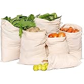 Greenmile Organic Cotton Reusable Produce Muslin Bags