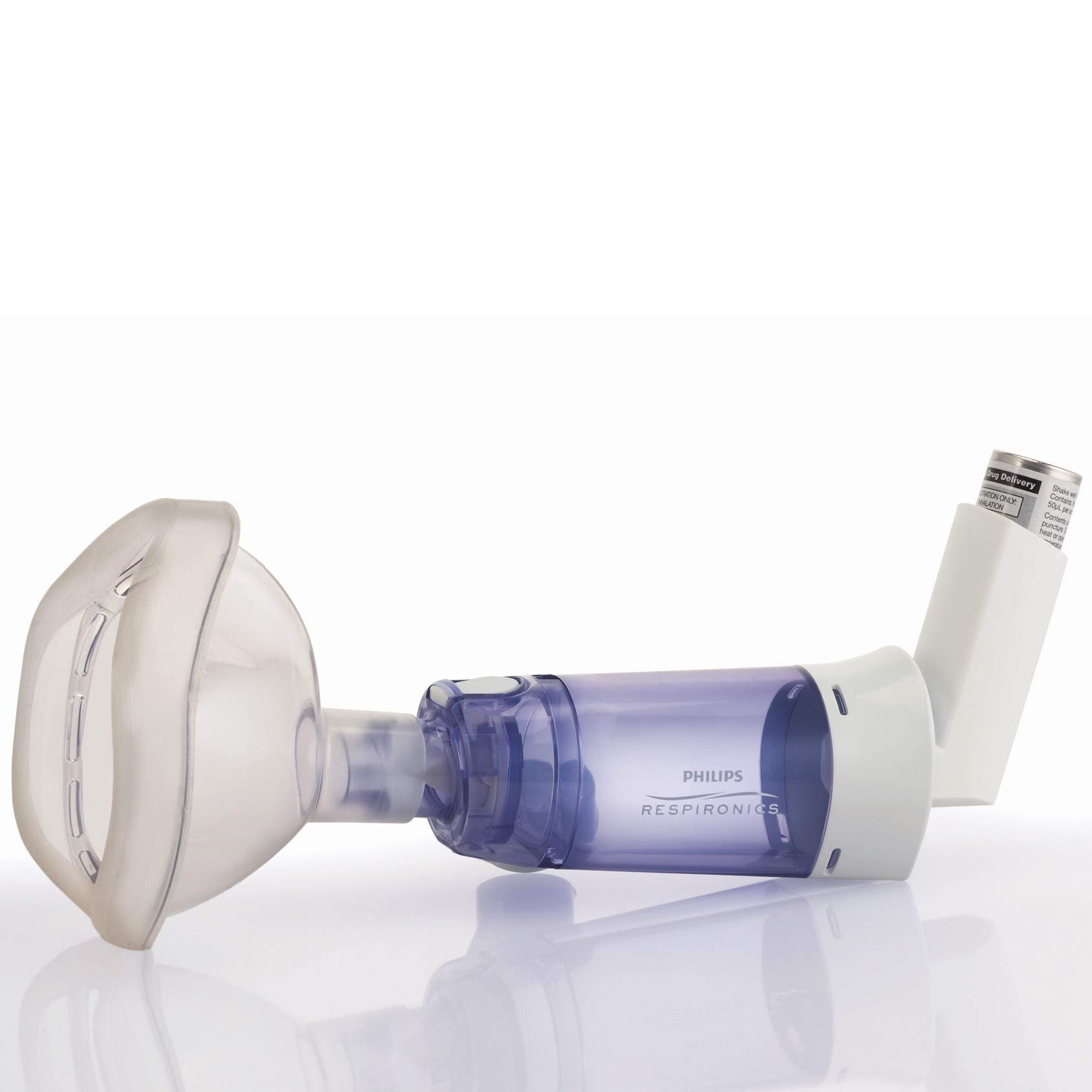 Respironics OptiChamber Diamond Chamber for Inhalers With Large Mask
