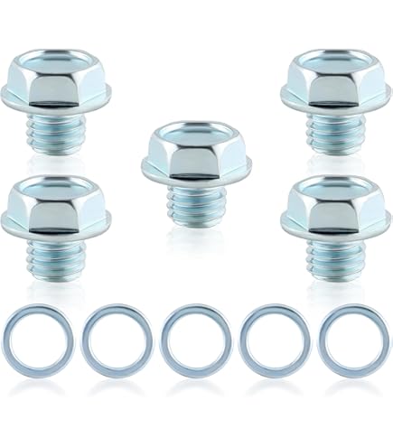 Amazon.com: Rexka 2 Sets Transmission Drain Plug with Gasket 90341