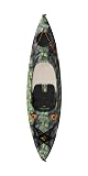Pelican Argo 100X - Angler Sit in Fishing Kayak - Vapor Black Lime - Lightweight Stable - Ergoform™ Padded seat - 10 ft