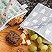 Bumkins Sandwich Bag / Snack Bag, Reusable Fabric, Washable, Food Safe, BPA Free, 7x7 – Arrows