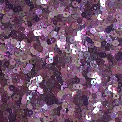 3mm Flat Round SEQUIN PAILLETTES ~ AMETHYST PURPLE Rainbow Iris Crystal ~ Loose sequins for embroidery, bridal, applique, arts, crafts, and embellishment. Made in USA.
