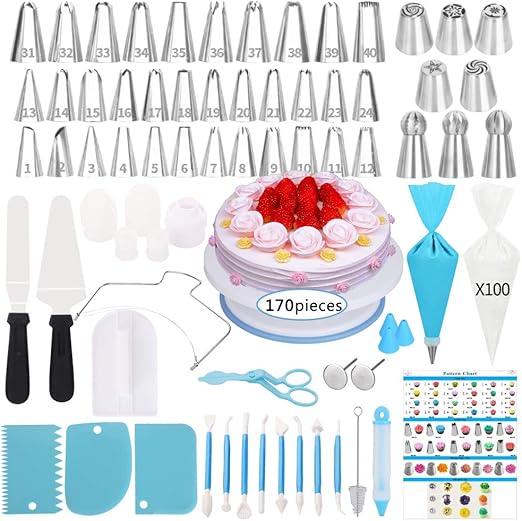 Wilton Icing Tips Poster Cake Decorating Supplies New Assorted Complete  Chart