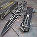 Tac Force Dagger Style Folding Knife, Black