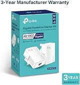 TP-Link TL-PA7017 KIT Powerline Starter Kit 1-Port Gigabit UK Plug Renewed view 7