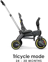 Doona Liki Baby Trike S1 Premium Foldable Toddler Tricycle Grey 10 Months to 3 view 5