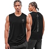 Flafens Tank Tops Men - Sleeveless Shirts for Men Graphic Cotton Mens Tank Tops Summer Fashion Casual Loose Fit Tanktop