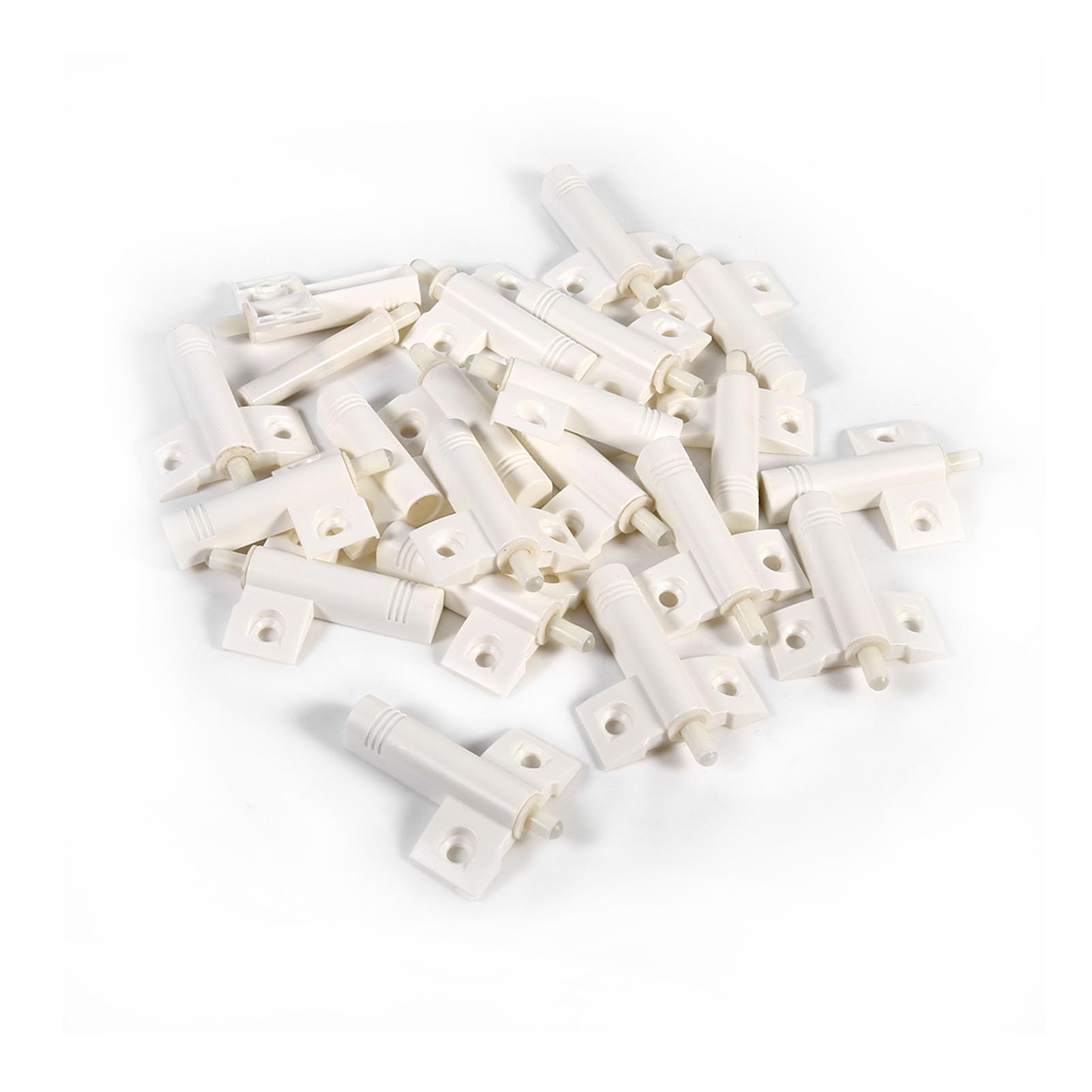 20x Soft Quiet Close Kitchen Cabinet Door Drawer Kitchen Cabinet Door Stop Reduce Noise for Office/Cupboards/Drawers and Doors(White)