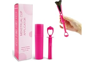 EWL ENJOY WONDERFUL LIFE Menstrual Cup Applicator - Tampon Applicator - Period Cup Remover - Make Insertion Easy - for Menstrual Discs - Every Woman Can Now Use Menstrual Cups