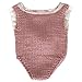 Zeroest Newborn Photography Props Girl Photoshoot Outfits Baby Crochet Romper Costume Infant Knitted Clothes (Pink)