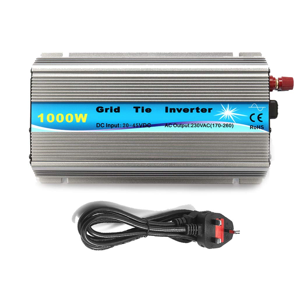 Y&H 1000W Grid Tie Inverter Stackable MPPT Pure Sine Wave DC30-45V Solar Input AC190-260V Output For 24V 30V 36V PV Panel