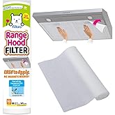 Easy Apply Range Hood Filter - Universal Size (141inches), Peel & Stick, Replaceable, FILTAN, Made in Japan