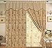 KingLinen Classic Palm Tree Curtain Set w/Valance/Sheer/Tassels