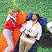 OlarHike Camping Sleeping Pad for Backpacking, Ultralight & Compact Camping Pad with Pillow, Inflatable Sleeping Mat for Hiking, Travelling-Blue/Green/Orange