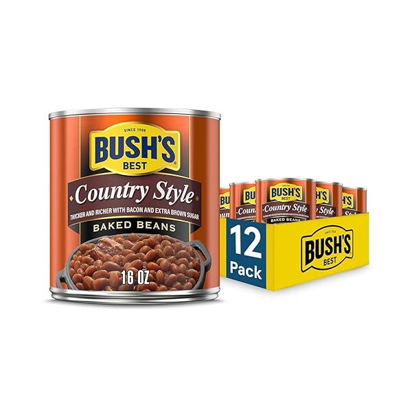 BUSH’S BEST 16 OZ CANNED COUNTRY STYLE BAKED...
