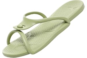 Travel Slippers for Men Women Foldable Flip-Flop Shower Sandals Non-Slip Quick-Dry Shoes for Bathroom Gym Spa Pool Beach