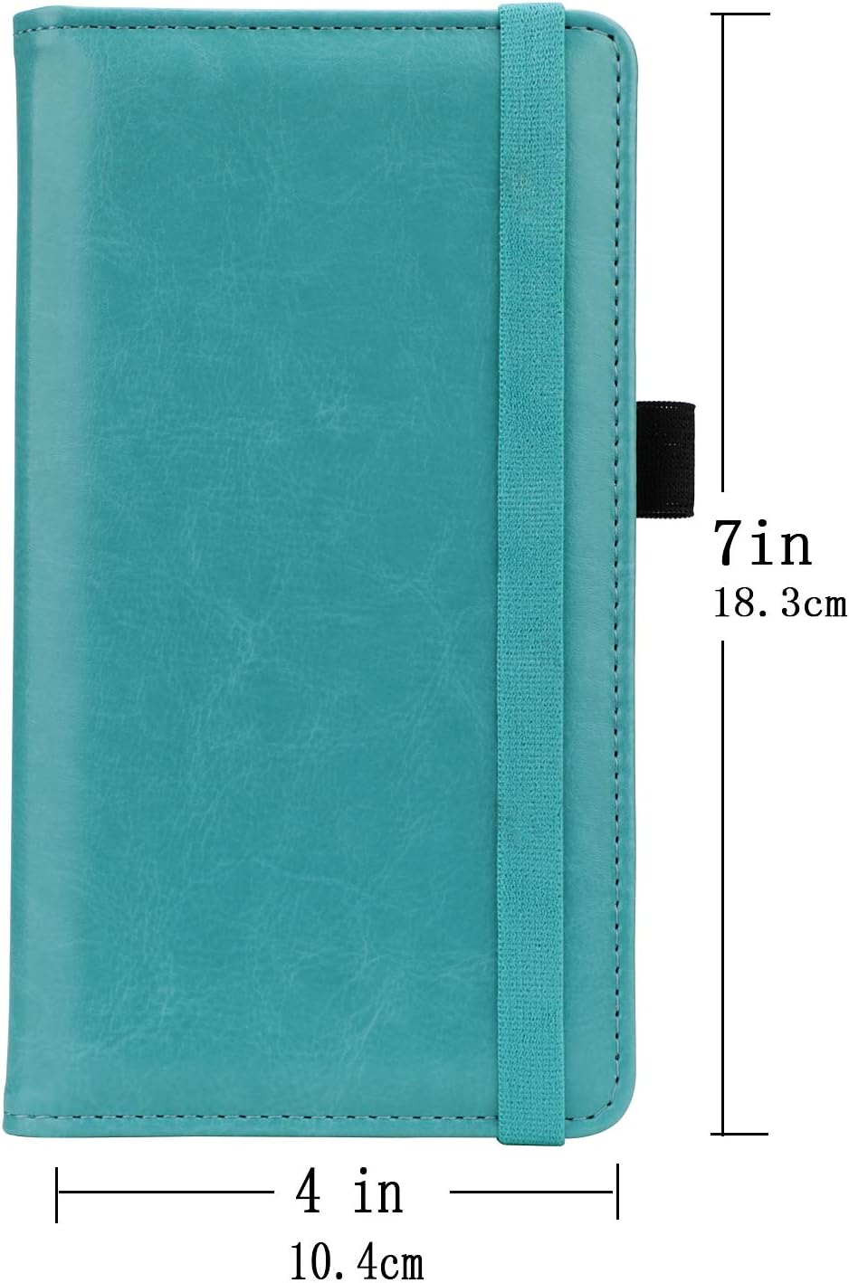 Checkbook Cover for Women & Men, Microfiber Leather Check Book Holder Wallet (2-Sky Blue)