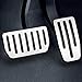 Jaronx for Tesla No Drill Gas Brake Pedal, Stainless Steel Anti-Slip Accelerator Brake Pedals Pad Cover (Fits: Tesla Model S and Model X) (Tesla Pedals)