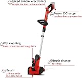 Einhell Cordless Surface Brush PICOBELLA 18/215 PXC, Medium Brush, Hose view 3