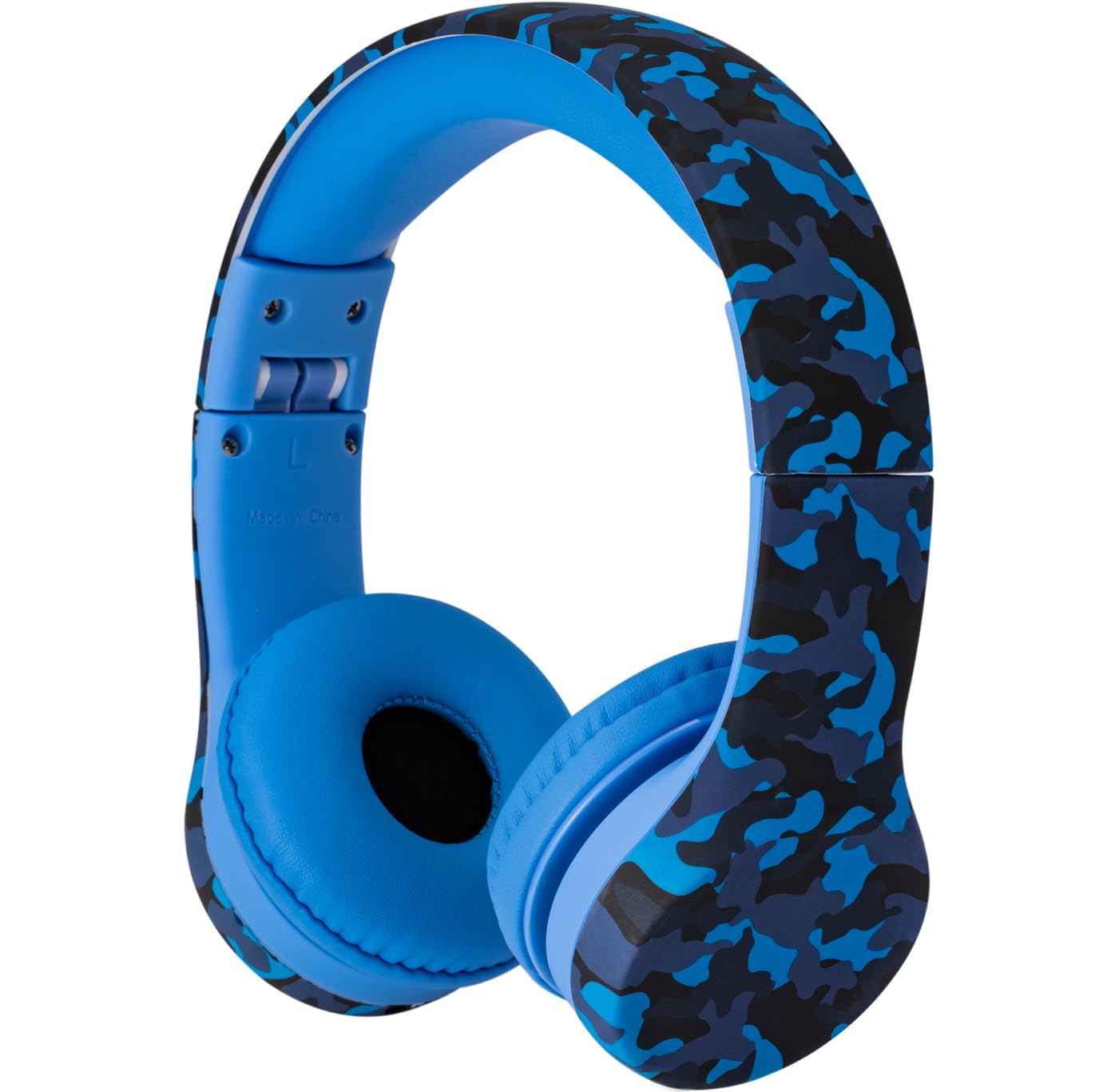 Snug Play+ Kids Headphones with Volume Limiting for Toddlers (Boys/Girls) - Blue Camo โ image 1