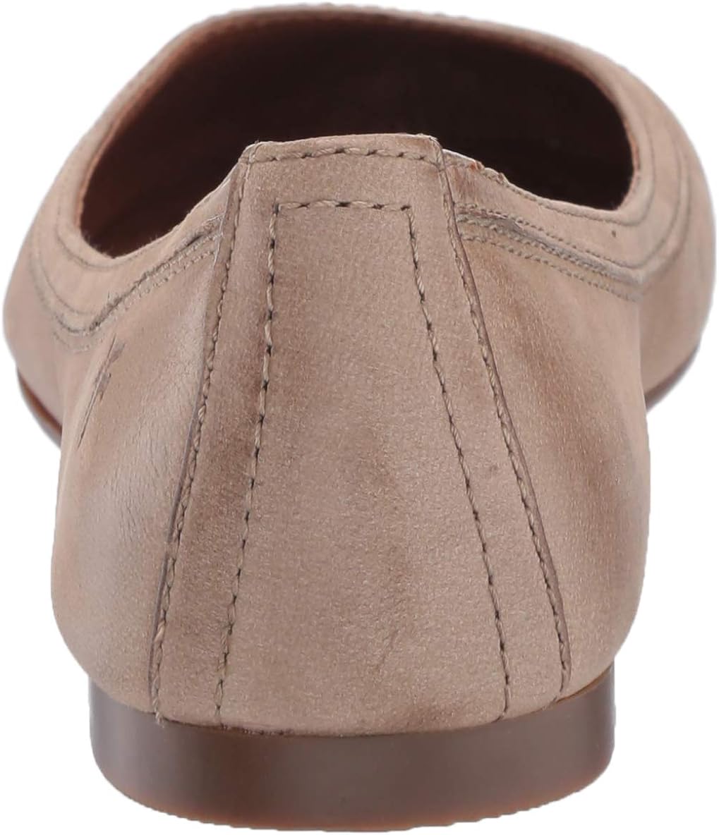 frye carrie leather flat