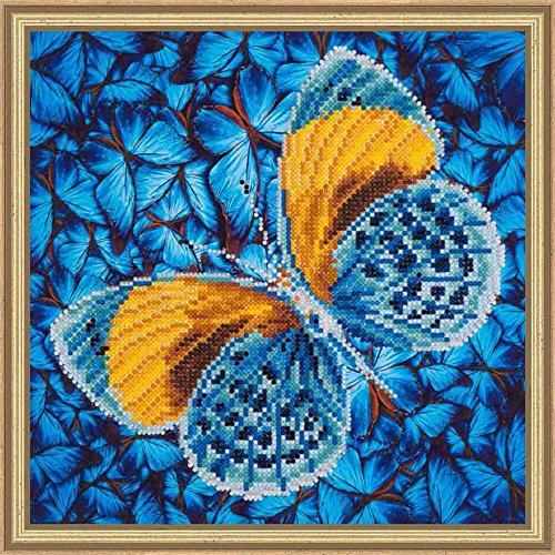 Diamond Dotz Intermediate Kit Flutter By Butterfly, Gold - Diamond Embroidery Painting by Numbers