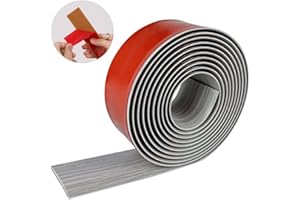 Floor Transition Strip, Self Adhesive Flooring Transitions Laminate Floor Strip 5 CM Wide Floor Flat Divider Strip Wood Grain