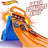 Hot Wheels Car Case Launcher Storage for 20 Cars 2-in-1 Race Set view 2
