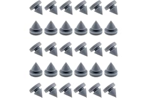 Xhziy- 1/2 inch Diameter Rubber Door Muffler Metal Door silencing Rubber Door Bumpers for Metal and Wood Doors -30pcs