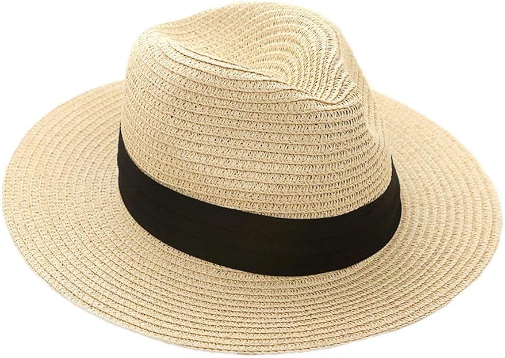 Elodiey Men's Panama Hat Large Headwear Business Sunscreen Panama