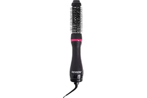 Revlon RVDR5292F One-Step™ Root Booster with Ionic Technology, 1.5 Inch Round Brush Ionic Hair Dryer, Hair Styler, 3 Heat/Spe
