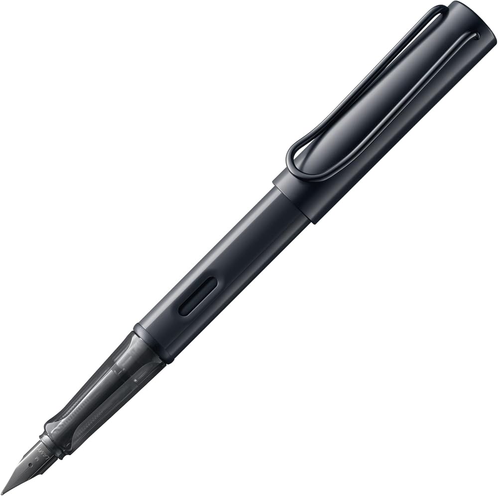 LAMY AL-star Black Fountain Pen EF Nib Ergonomic Grip Aluminum Body