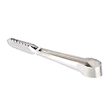 AmazonCommercial Stainless Steel Ice Tongs, 6 Inch