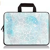 11 11.6 12 12.1 12.5 inch Laptop Carrying Bag Chromebook Case Notebook Ultrabook Bag Tablet Cover Neoprene Sleeve for Apple MacBook Air Samsung Google Acer HP DELL Lenovo Asus (Blue Mandala)