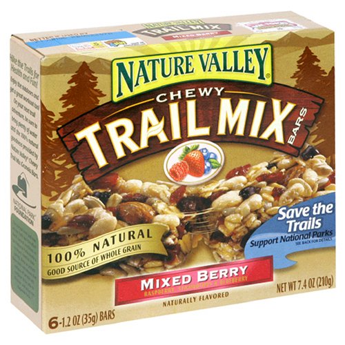 Nature Valley trail Mix bars - chewy mixed berry (016000432406)