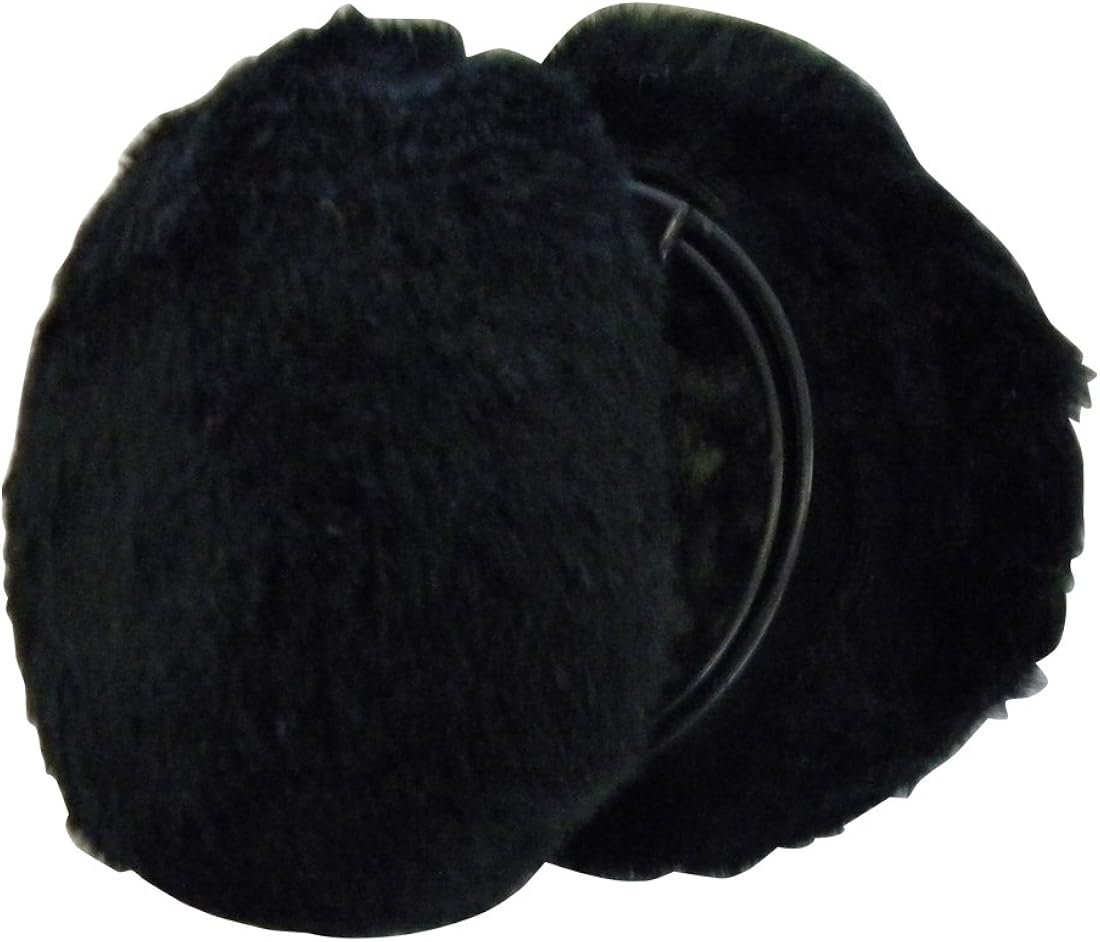 Black Solid Colors Ear Muffs Folding Earmuffs Ear Warmers at Amazon