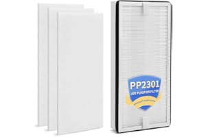 PZHARQG PP2301 Filter Replacement Compatible with WECREAT PP2301 Solder Smoke Fume Extractor,High-Efficiency Filter+3 Pre-Filter Combined