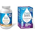 TheraTears 1200mg Omega 3 Supplement for Eye Nutrition, Organic Flaxseed Triglyceride Fish Oil & Dry Eye Therapy Lubricating Eye Drops for Dry Eyes, Preservative Free Eye Drops