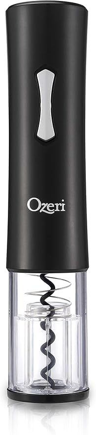 Amazon Com Ozeri Ow13a Gusto Electric Wine Opener Black Kitchen Dining