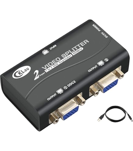 Amazon.com: Black Box 2-Channel Compact VGA Video Splitter