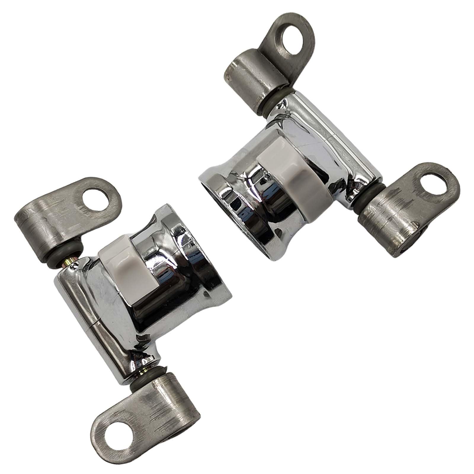 Toilet Seat Hinges AI0002100R Compatible with Giralda DAMA Senso Easy Release Removable Toilet Seat Hinges Chrome