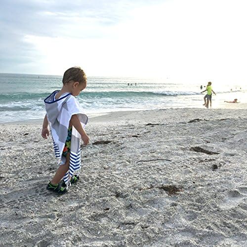 Kid's Hooded Poncho- Turkish Towel, Beach Coverup, Toddler Poncho