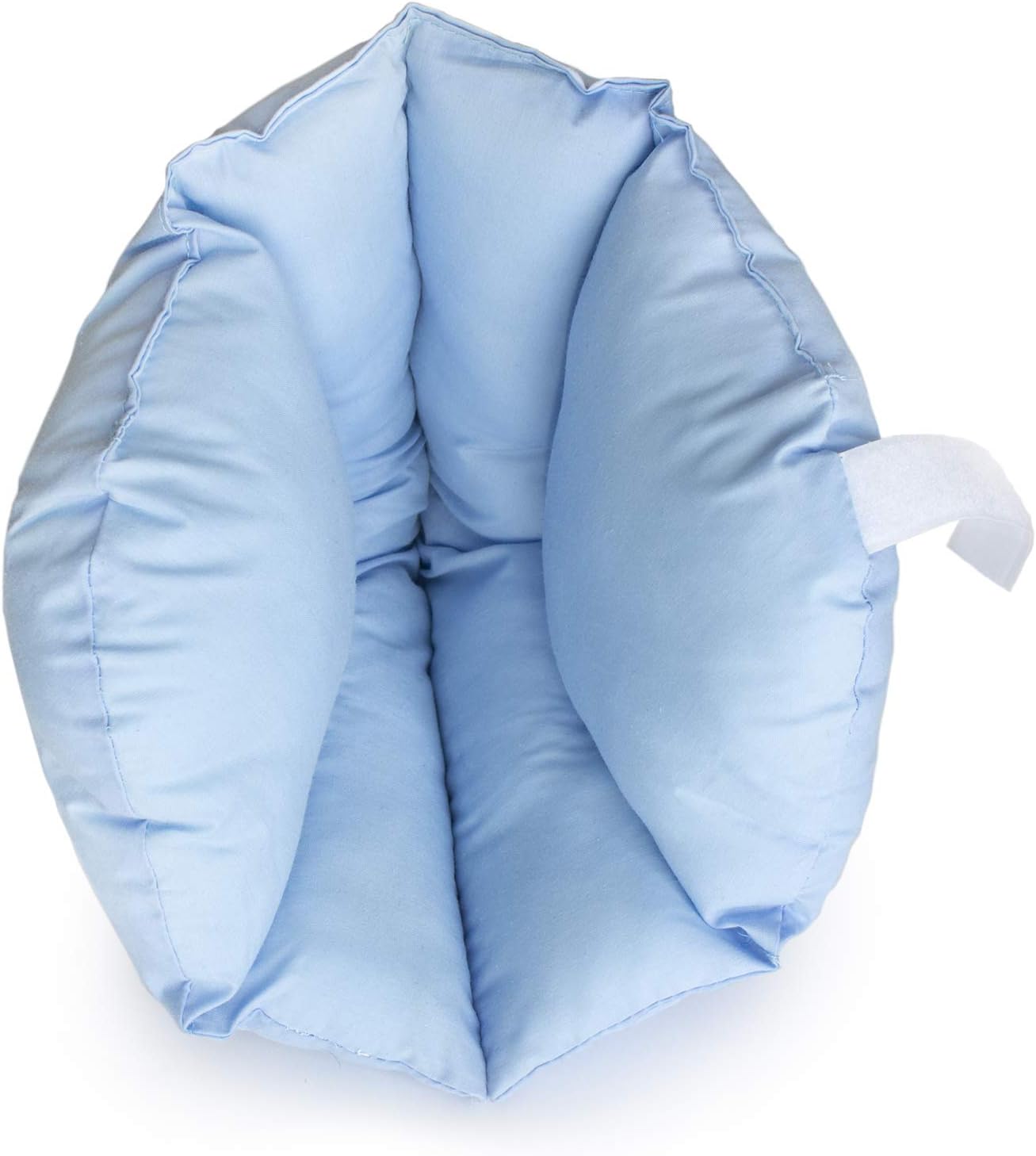 DMI Heel Cushion Protector Pillow to Relieve Pressure from Sores and Ulcers, Adjustable in Size, Blue: Health & Personal Care