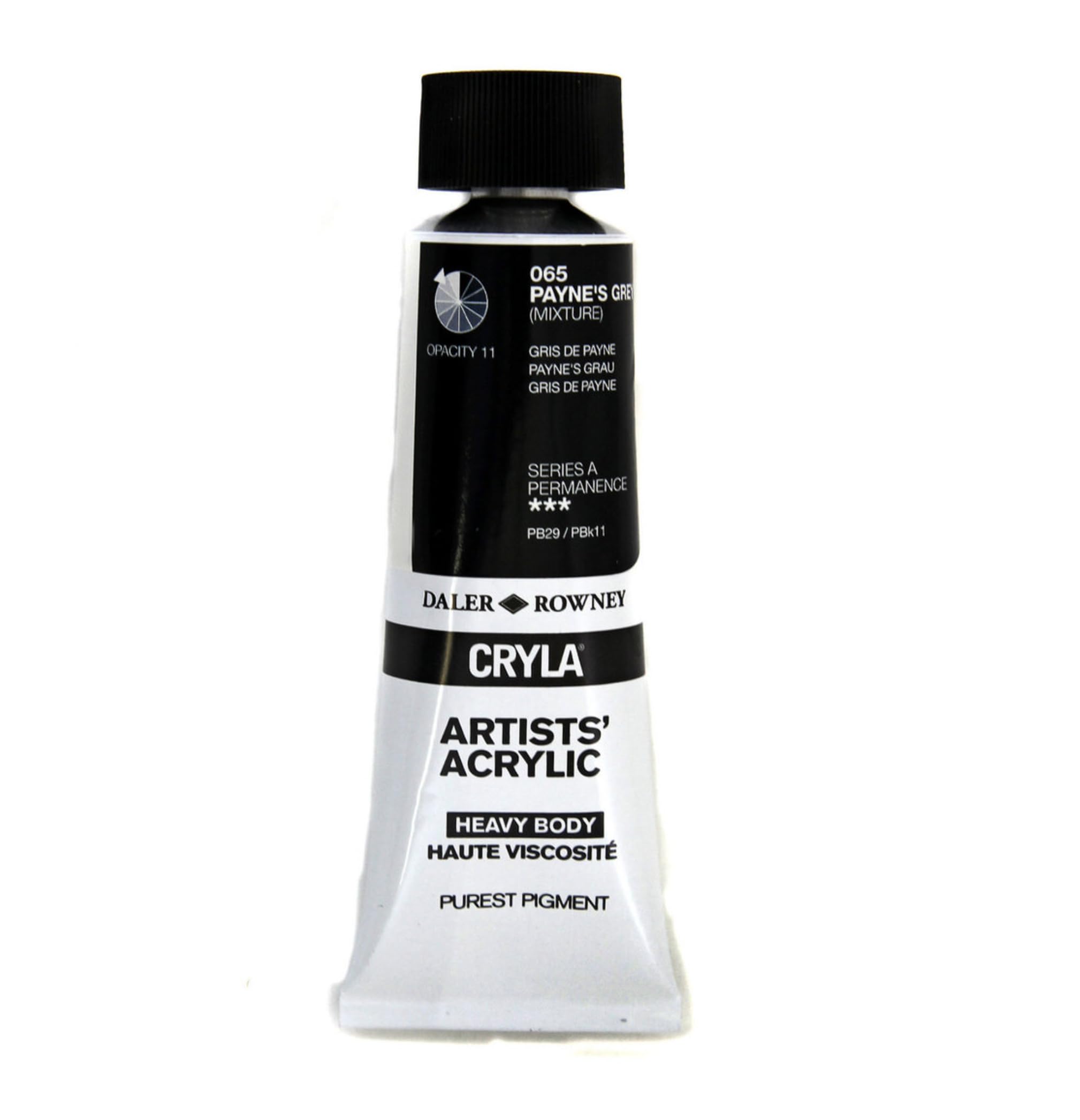 Daler-Rowney Cryla Acrylic 250 ml Payne's Grey, Professional Artists